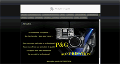 Desktop Screenshot of pgsonorisation.be