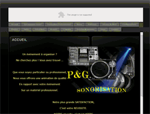 Tablet Screenshot of pgsonorisation.be